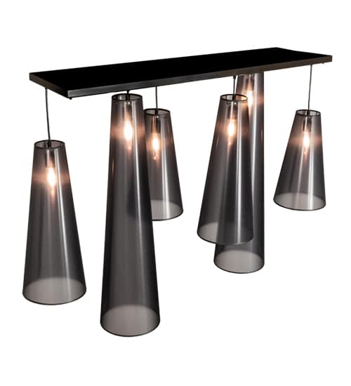 6 Light 13" Wide Multi Light Pendant