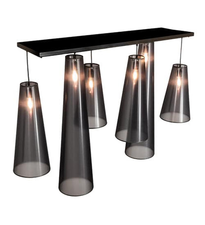 6 Light 13" Wide Multi Light Pendant