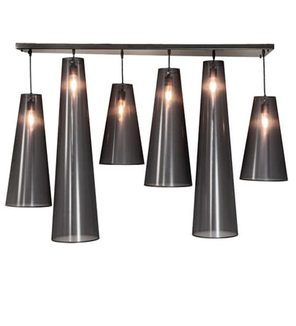 6 Light 13" Wide Multi Light Pendant