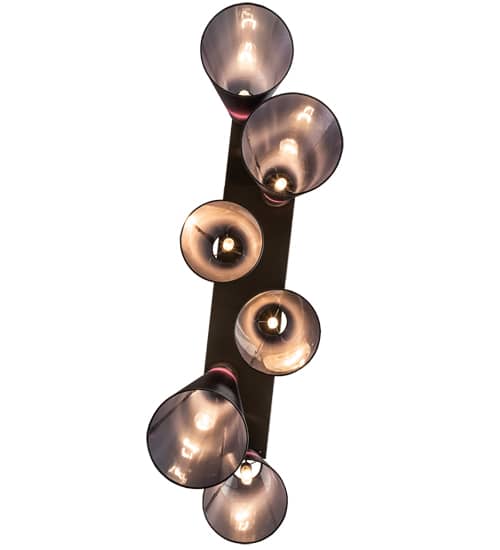 6 Light 13" Wide Multi Light Pendant
