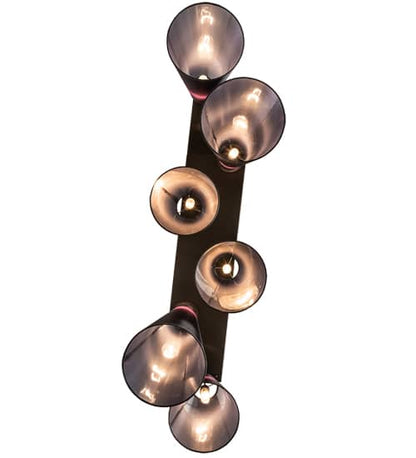 6 Light 13" Wide Multi Light Pendant
