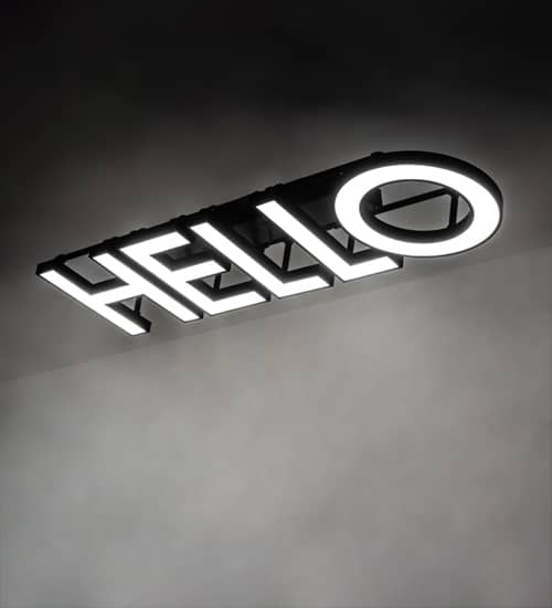 Personalized 81" Wide LED Semi-Flush Ceiling Fixture