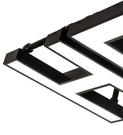 Personalized 81" Wide LED Semi-Flush Ceiling Fixture