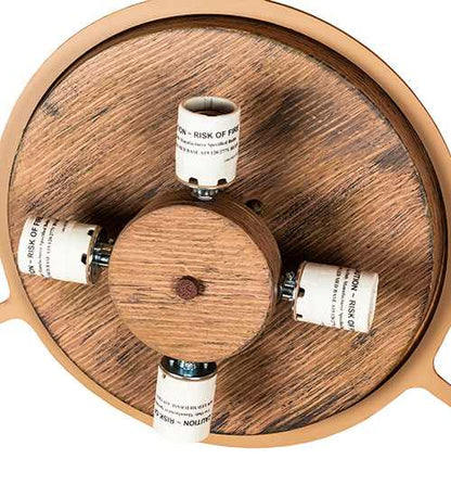 Cilindro 4 Light 32" Wide Flush Mount Drum Ceiling Fixture
