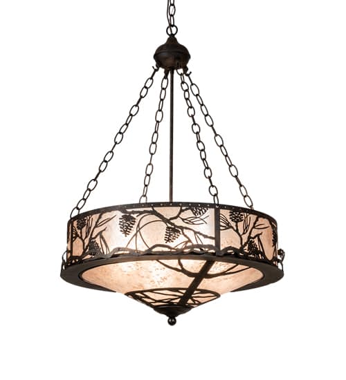 4 Light 24" Wide Pendant