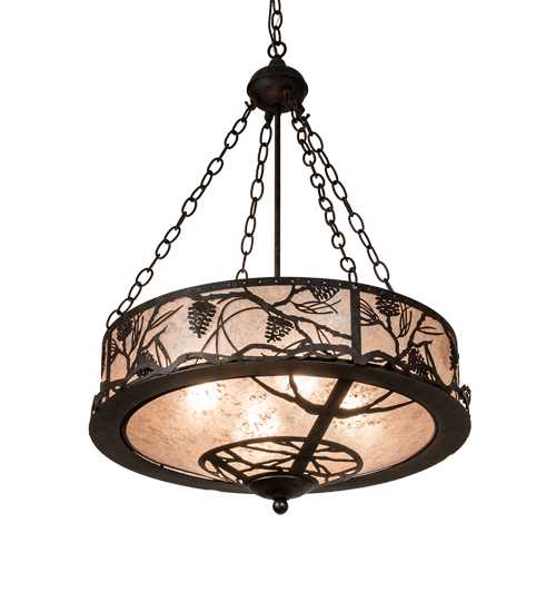 4 Light 24" Wide Pendant