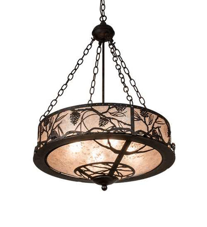 4 Light 24" Wide Pendant