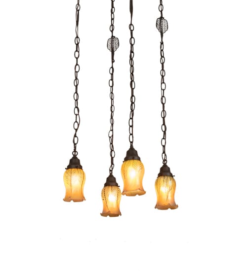 4 Light 21" Wide Multi Light Pendant