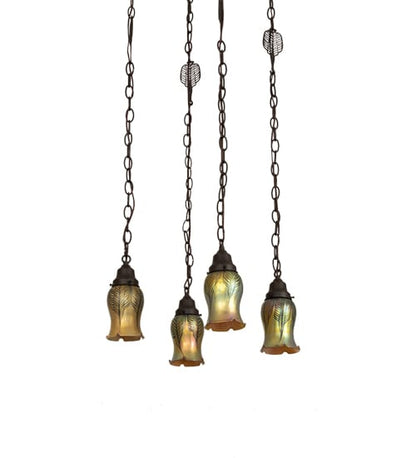 4 Light 21" Wide Multi Light Pendant