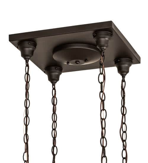 4 Light 21" Wide Multi Light Pendant
