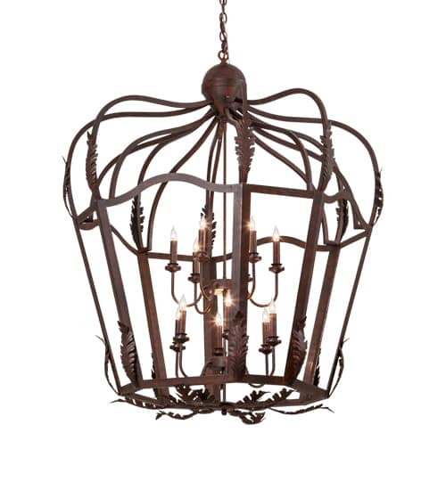 12 Light 43" Wide Taper Candle Pendant