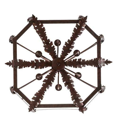 12 Light 43" Wide Taper Candle Pendant