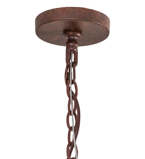 12 Light 43" Wide Taper Candle Pendant