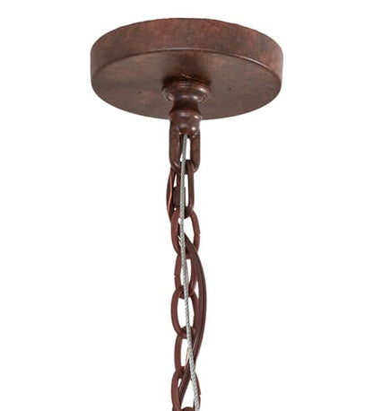 12 Light 43" Wide Taper Candle Pendant