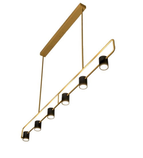 6 Light 72" Wide Linear Pendant