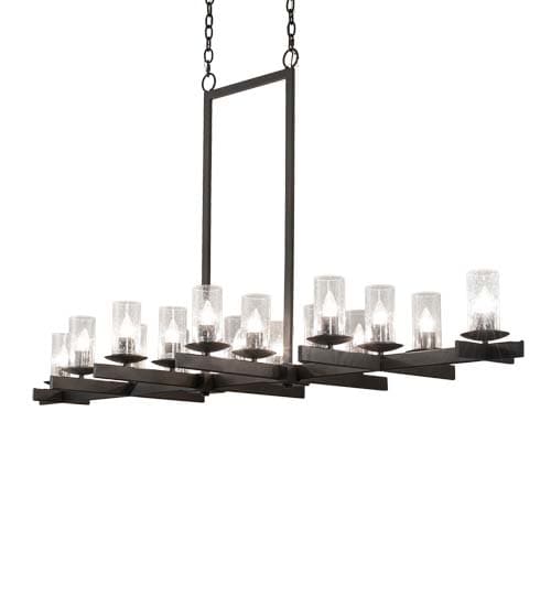 Long Dante 16 Light 30" Wide Linear Chandelier