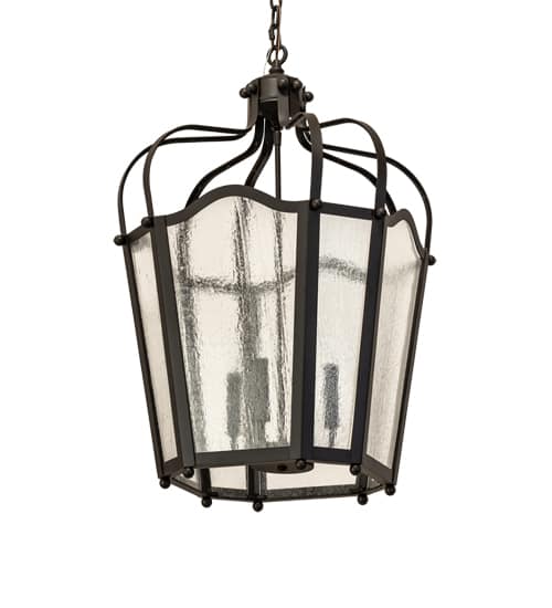 4 Light 22" Wide Taper Candle Pendant
