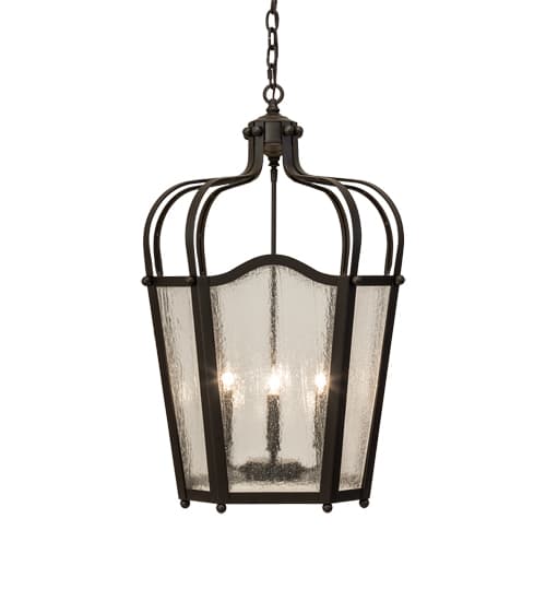 4 Light 22" Wide Taper Candle Pendant