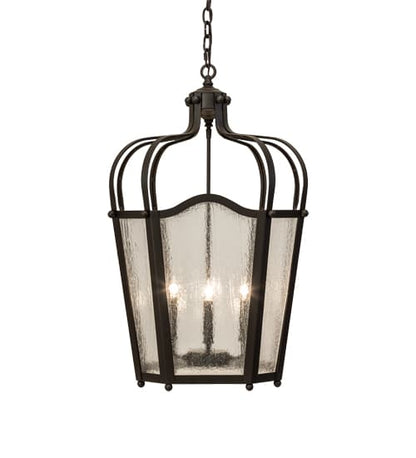 4 Light 22" Wide Taper Candle Pendant