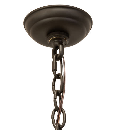 4 Light 22" Wide Taper Candle Pendant