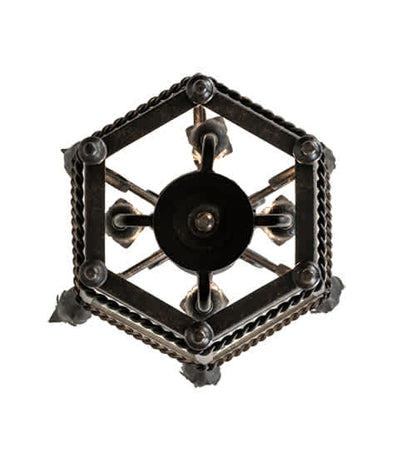 4 Light 14" Wide Taper Candle Pendant