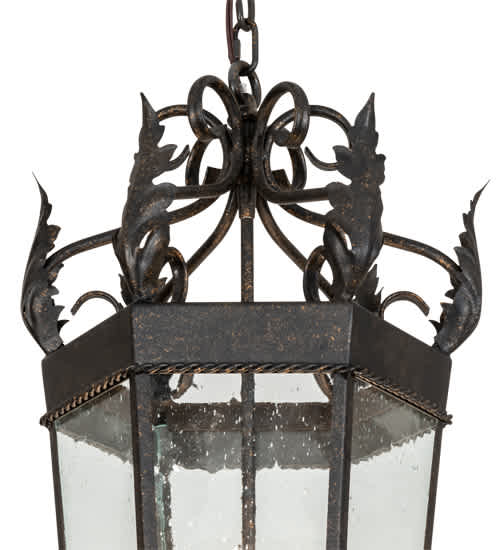 4 Light 14" Wide Taper Candle Pendant