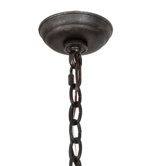 4 Light 14" Wide Taper Candle Pendant
