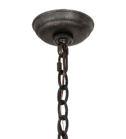 4 Light 14" Wide Taper Candle Pendant