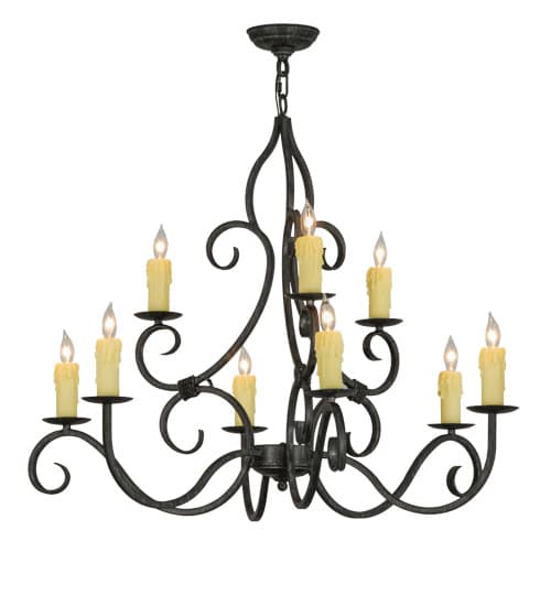 Clayton 9 Light 36" Wide Taper Candle Style Chandelier