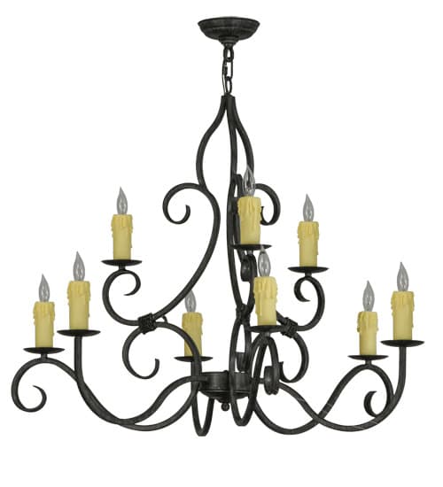 Clayton 9 Light 36" Wide Taper Candle Style Chandelier
