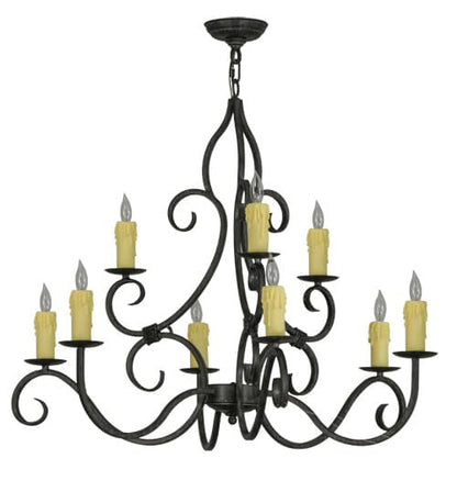 Clayton 9 Light 36" Wide Taper Candle Style Chandelier