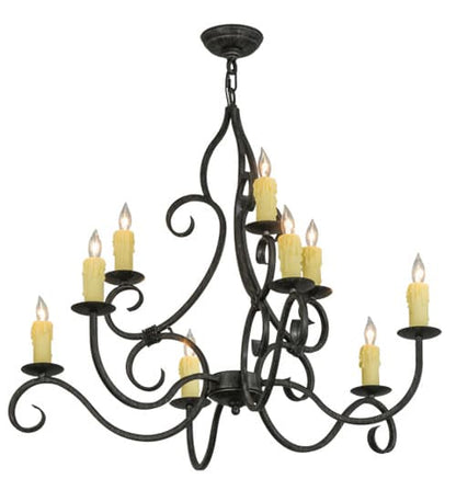 Clayton 9 Light 36" Wide Taper Candle Style Chandelier