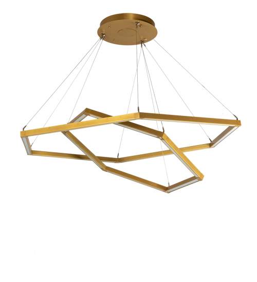 2 Light 70" Wide Suspension Multi Light Pendant