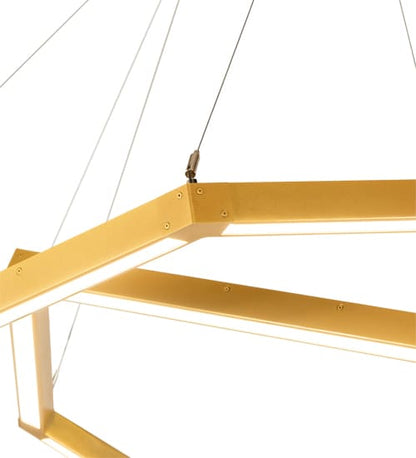 2 Light 70" Wide Suspension Multi Light Pendant