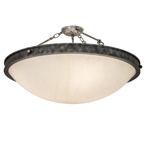 Dionne 3 Light 31" Wide Semi-Flush Bowl Ceiling Fixture
