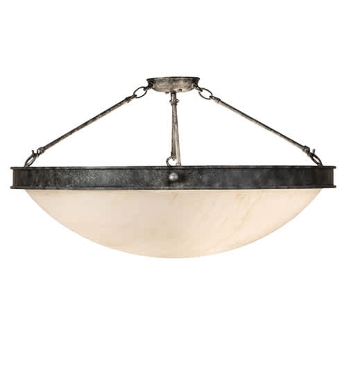 Dionne 3 Light 31" Wide Semi-Flush Bowl Ceiling Fixture