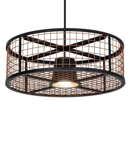 30" Wide Cage Pendant