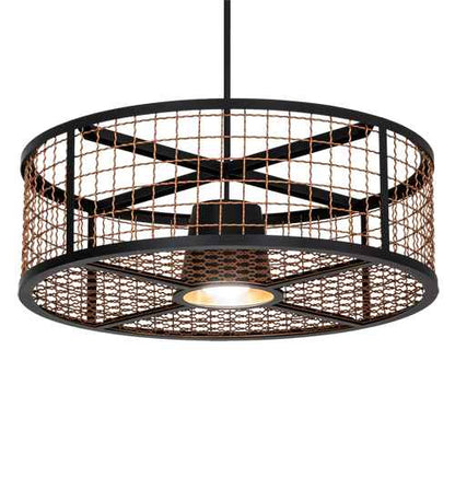 30" Wide Cage Pendant