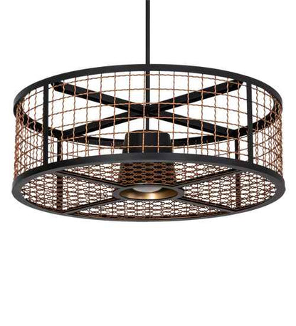 30" Wide Cage Pendant