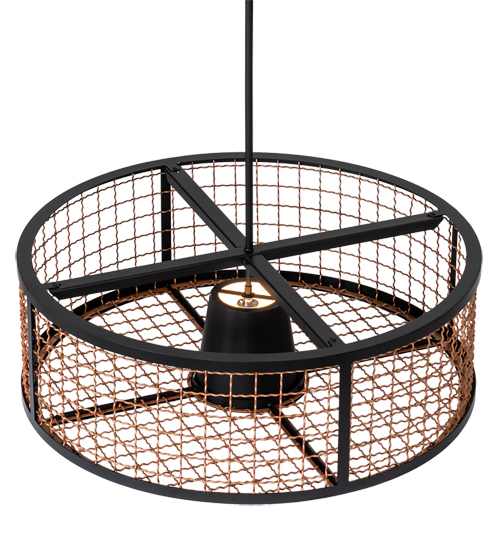 30" Wide Cage Pendant