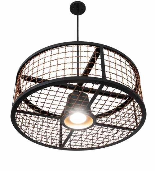 30" Wide Cage Pendant