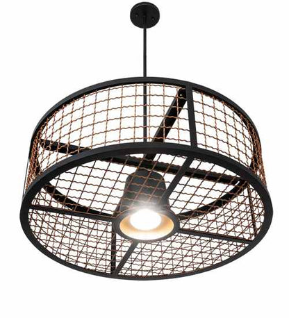 30" Wide Cage Pendant