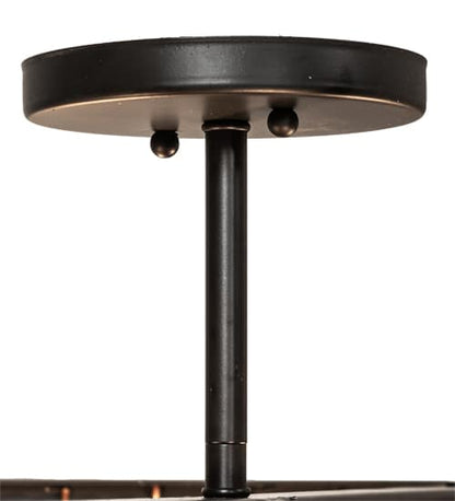 Paloma Golpe 4 Light 30" Wide Semi-Flush Drum Ceiling Fixture