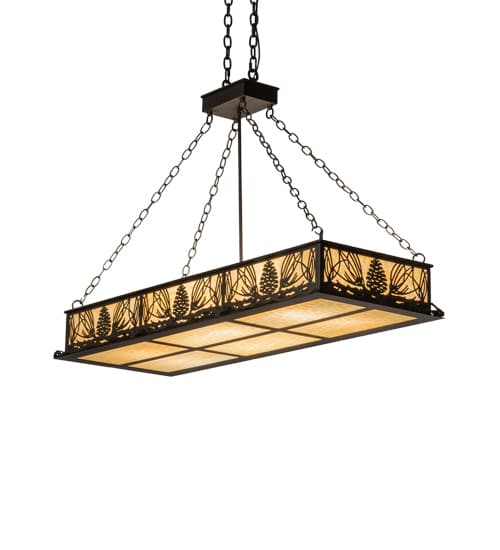 8 Light 48" Wide Linear Pendant
