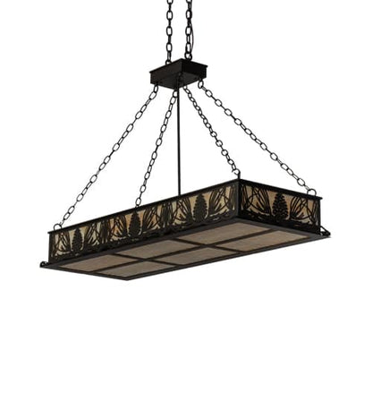 8 Light 48" Wide Linear Pendant