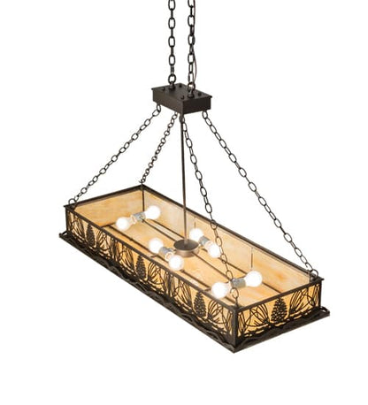 8 Light 48" Wide Linear Pendant