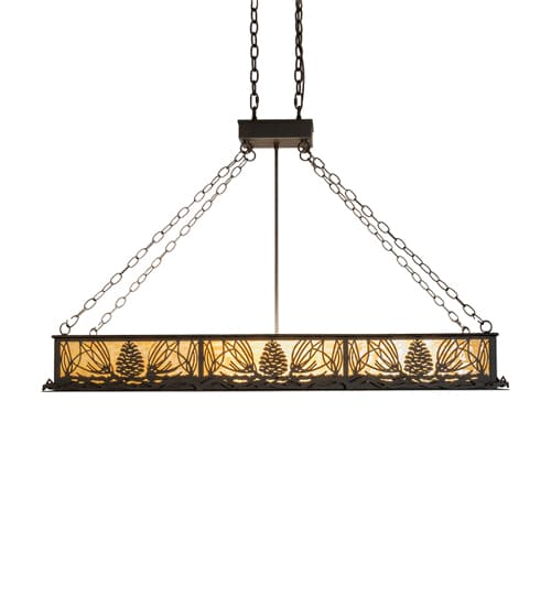 8 Light 48" Wide Linear Pendant