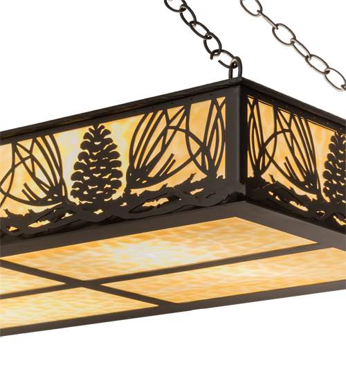 8 Light 48" Wide Linear Pendant