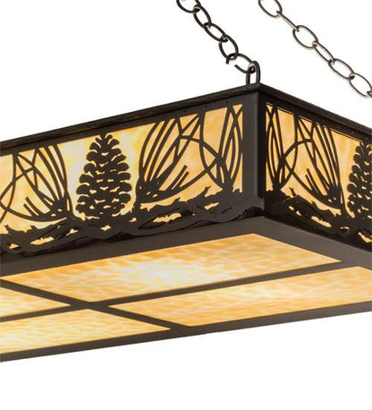 8 Light 48" Wide Linear Pendant