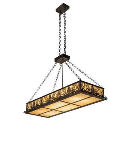 8 Light 48" Wide Linear Pendant